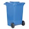 Vestil 95 gal. HDPE Square Trash Can, Blue TH-95-BLU - alternate 3